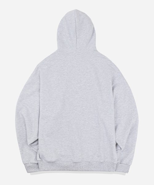 LETTERCOMO(レテルコモ)の「アイアムオーバーサイズスウェットフードパーカー ホワイトメランジ(パーカー・メンズ・その他・MEDIUM/X-LARGE/LARGE)」の2枚目の写真