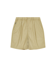 JAMIE WEST（ジェイミーウエスト）の「One-Tuck Wide Set-Up Shorts (Beige)（その他パンツ）」