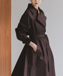 Noble（ノーブル）の「【Room no.8】ビックスリーブトレンチコート