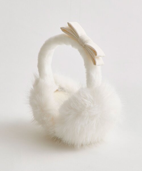 OLIVE des OLIVE（オリーブデオリーブ）の「【インフルエンサー企画】Keru リボンイヤマフ（イヤーマフ・レディース・その他1/ブラック/オフホワイト・FREE）」の20枚目の写真