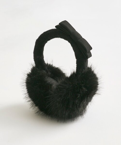 OLIVE des OLIVE（オリーブデオリーブ）の「【インフルエンサー企画】Keru リボンイヤマフ（イヤーマフ・レディース・その他1/ブラック/オフホワイト・FREE）」の22枚目の写真