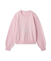 SNIDEL | Sustainableエンブレムロゴニットプルオーバー(ニット/セーター)