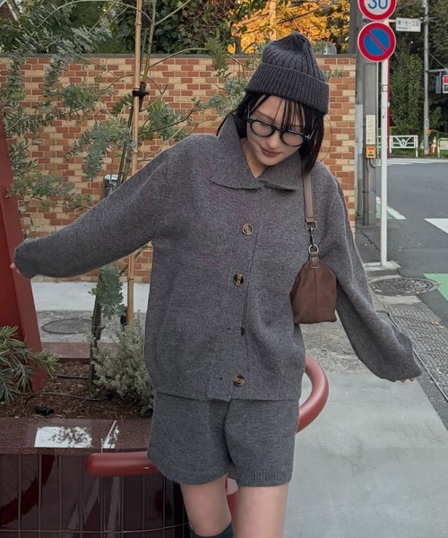 セール】ニットカーディガンセットアップ(sayaka select) / セット