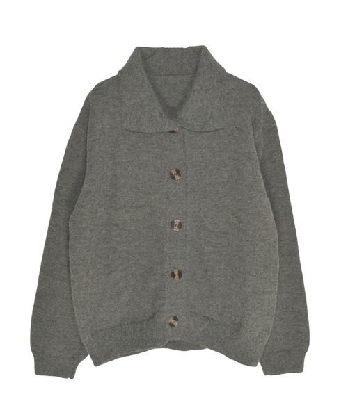 Reurie'(レウリィ)の「ニットカーディガンセットアップ(sayaka select) / セットアイテム ショートパンツ シンプル アイボリー チャコール(ワンピース・レディース・チャコールグレー/アイボリー・FREE)」の14枚目の写真