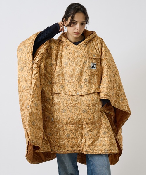 POLER/ポーラー】REVERSIBLE PONCHO/アウトドア/ユニセックス【WEB限定