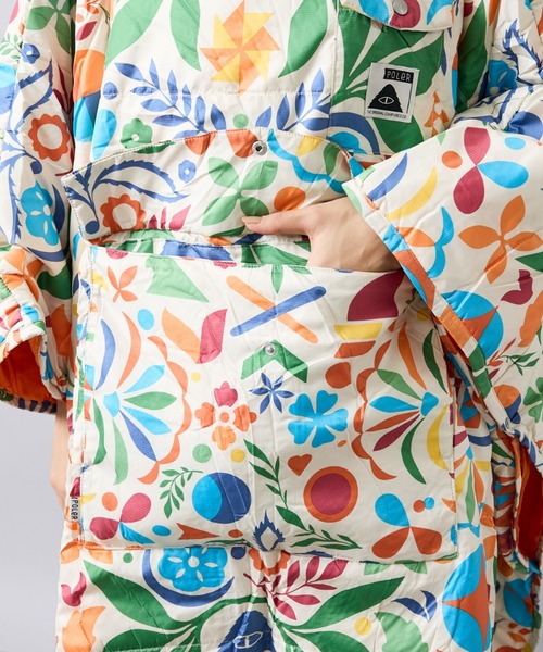 POLeR(ポーラー)の「【POLER/ポーラー】REVERSIBLE PONCHO/アウトドア/ユニセックス【WEB限定】(ポンチョ・メンズ・オレンジ/ブラウン・L)」の16枚目の写真
