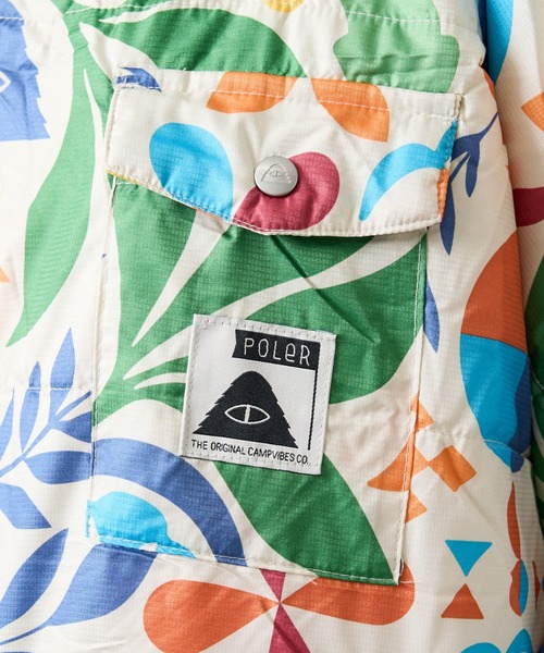 POLeR(ポーラー)の「【POLER/ポーラー】REVERSIBLE PONCHO/アウトドア/ユニセックス【WEB限定】(ポンチョ・メンズ・オレンジ/ブラウン・L)」の14枚目の写真