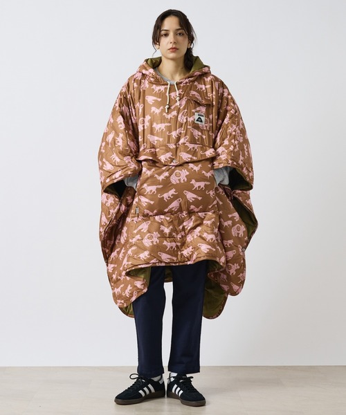 POLeR(ポーラー)の「【POLER/ポーラー】REVERSIBLE PONCHO/アウトドア/ユニセックス【WEB限定】(ポンチョ・メンズ・オレンジ/ブラウン・L)」の17枚目の写真