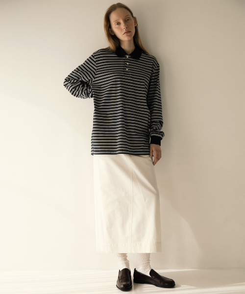 ANOTHER OFFICE WOMEN（アナザー オフィス ウーマン）の「w. Brief Rugby Tee (Navy)（ポロシャツ・レディース・その他・FREE）」の5枚目の写真