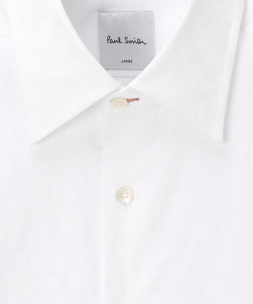 Paul Smith（ポールスミス）の「フローラルジャカード ドレスシャツ / 163211 801PRX（ビジネスシャツ・メンズ・ネイビー/ライトグリーン/ホワイト・SMALL/MEDIUM/LARGE/X-LARGE/XX-LARGE）」の9枚目の写真