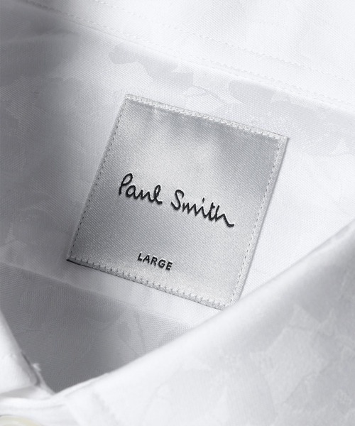 Paul Smith（ポールスミス）の「フローラルジャカード ドレスシャツ / 163211 801PRX（ビジネスシャツ・メンズ・ネイビー/ライトグリーン/ホワイト・SMALL/MEDIUM/LARGE/X-LARGE/XX-LARGE）」の12枚目の写真