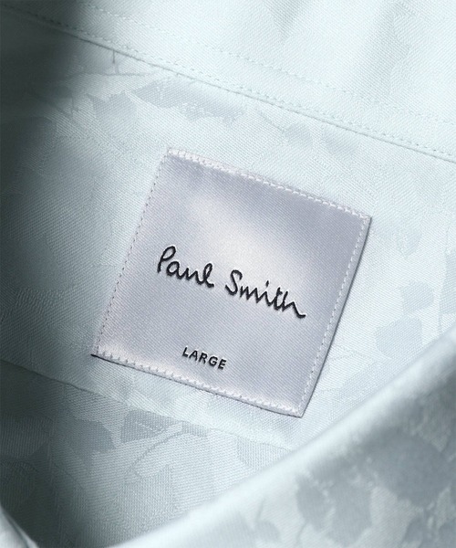 Paul Smith（ポールスミス）の「フローラルジャカード ドレスシャツ / 163211 801PRX（ビジネスシャツ・メンズ・ネイビー/ライトグリーン/ホワイト・SMALL/MEDIUM/LARGE/X-LARGE/XX-LARGE）」の17枚目の写真