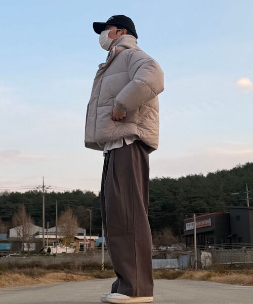 GCLIP(ジクリップ)の「コットンツーピンタックワイドフィットバンディングパンツ(その他パンツ・レディース・ダークグレー・MEDIUM/LARGE/X-LARGE/XX-LARGE)」の10枚目の写真