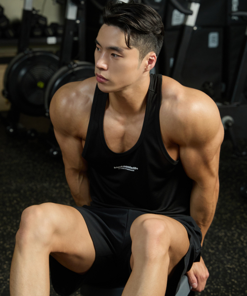BLACK MONSTER FIT（ブラックモンスターフィット）の「シグニチャークールエバー ヘルスナシ ジムウェア (3色) / BM200204（Tシャツ/カットソー・メンズ・ホワイト/ブラック/ライム・MEDIUM/LARGE/X-LARGE/2XL）」の6枚目の写真