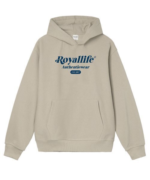 ROYALLIFE(ロイヤルライフ)の「RLPH1007 ニューアセンティックロゴ起毛フードパーカー - ウィロウ(パーカー・メンズ・ミント・SMALL)」の1枚目の写真