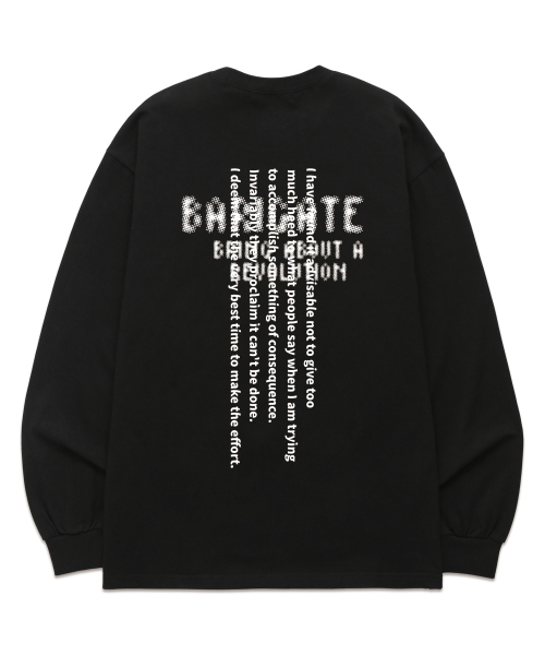 BARIGATE(バリゲート)の「スポッテッドロゴロングスリーブ (BLS034) ブラック(Tシャツ/カットソー・レディース・その他・SMALL/MEDIUM/LARGE/X-LARGE/XX-LARGE)」の3枚目の写真