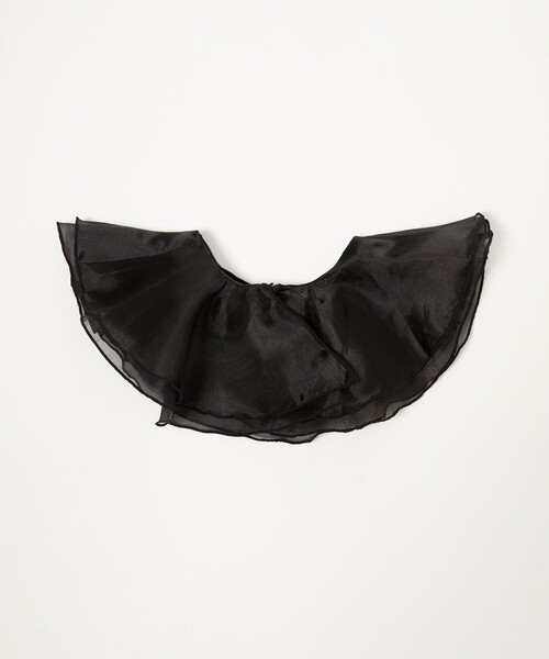 IRIS47（イリスフォーセブン）の「＜AYA KANEKO×IRIS 47×UNITED ARROWS＞オーガンジー つけ襟（付け襟・レディース・ブラック/ホワイト・FREE）」の10枚目の写真