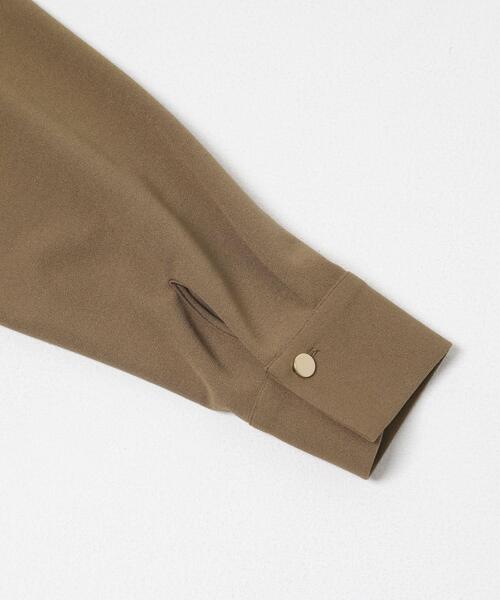 URBAN RESEARCH ROSSO WOMEN(アーバンリサーチ ロッソ)の「ストレッチジョーゼットプルオーバー(シャツ/ブラウス・レディース・モカ/オフホワイト/ブラック・FREE)」の18枚目の写真