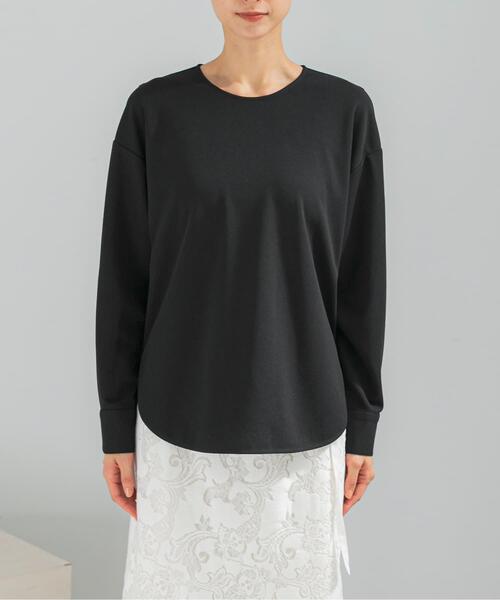 URBAN RESEARCH ROSSO WOMEN(アーバンリサーチ ロッソ)の「ストレッチジョーゼットプルオーバー(シャツ/ブラウス・レディース・モカ/オフホワイト/ブラック・FREE)」の12枚目の写真