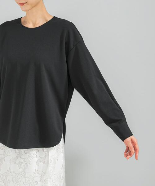 URBAN RESEARCH ROSSO WOMEN(アーバンリサーチ ロッソ)の「ストレッチジョーゼットプルオーバー(シャツ/ブラウス・レディース・モカ/オフホワイト/ブラック・FREE)」の9枚目の写真