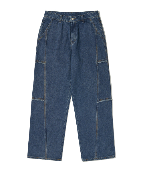 URBANDTYPE(アーバンディタイプ)の「カットオフポイントデニムパンツ_インディゴ(デニムパンツ・レディース・その他・LARGE/SMALL/MEDIUM)」の3枚目の写真