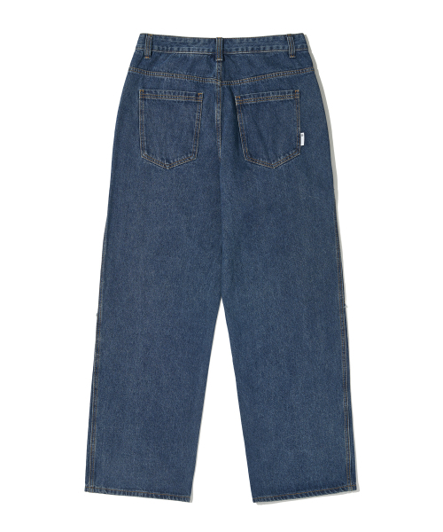 URBANDTYPE(アーバンディタイプ)の「カットオフポイントデニムパンツ_インディゴ(デニムパンツ・レディース・その他・LARGE/SMALL/MEDIUM)」の4枚目の写真