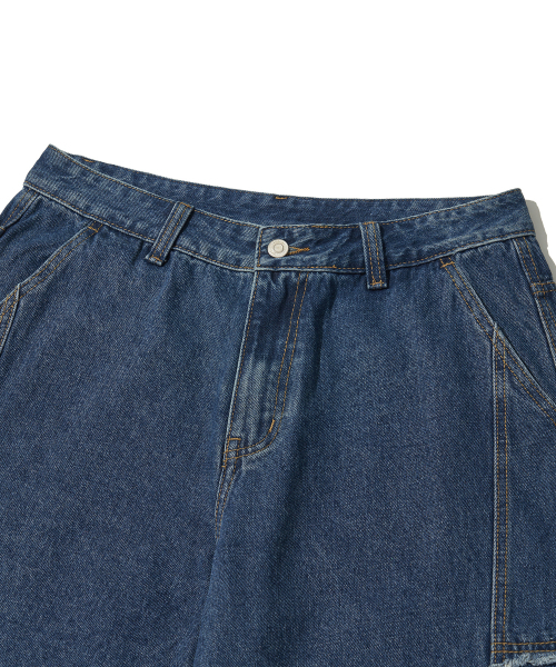 URBANDTYPE(アーバンディタイプ)の「カットオフポイントデニムパンツ_インディゴ(デニムパンツ・レディース・その他・LARGE/SMALL/MEDIUM)」の5枚目の写真