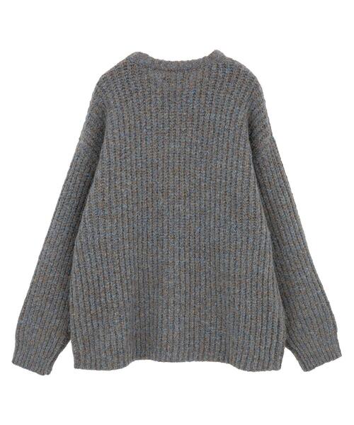 CRAFT STANDARD BOUTIQUE（クラフトスタンダードブティック）の「チャンキーニットプルオーバー（ニット/セーター・メンズ・ブラック/ブルー/アイボリー・M/L/XL）」の22枚目の写真