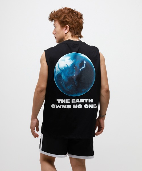 VANQUISH（ヴァンキッシュ）の「VANQUISH / ヴァンキッシュ Earth Owns NO One_タンクトップ（タンクトップ・メンズ・ブラック/ホワイト・M/L）」の2枚目の写真