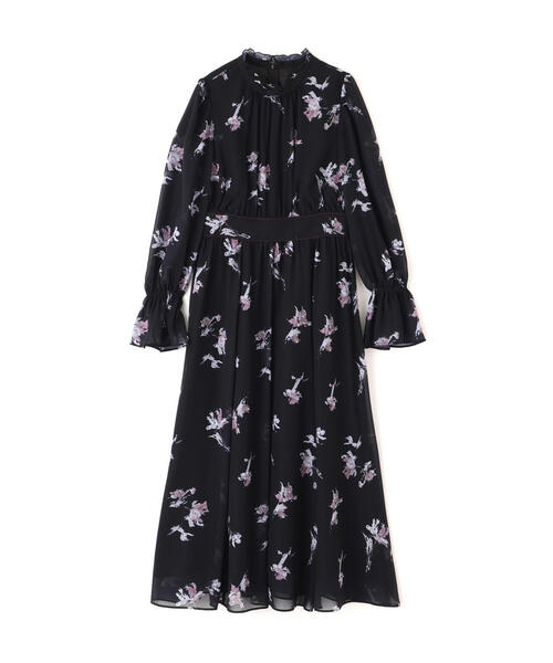 PROPORTION BODY DRESSING(プロポーションボディドレッシング)の「花柄プリントギャザーワンピース / 1216140103(ワンピース・レディース・ピンク/ブルー/ブラック・SMALL/P/S/MEDIUM)」の4枚目の写真