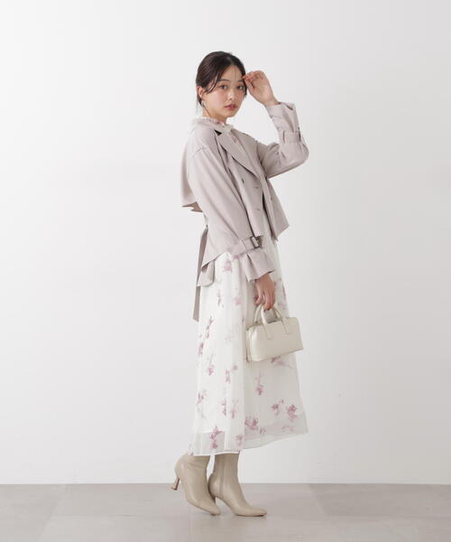 PROPORTION BODY DRESSING(プロポーションボディドレッシング)の「花柄プリントギャザーワンピース / 1216140103(ワンピース・レディース・ピンク/ブルー/ブラック・SMALL/P/S/MEDIUM)」の21枚目の写真