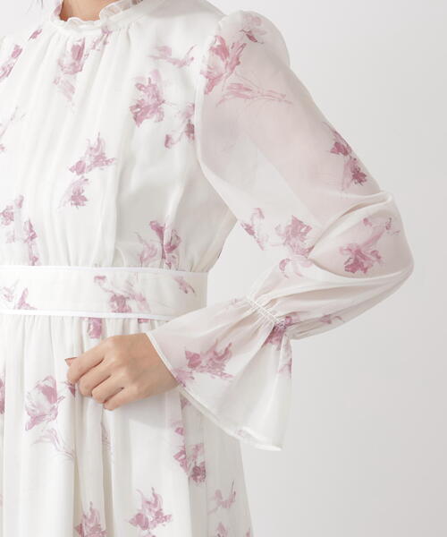 PROPORTION BODY DRESSING(プロポーションボディドレッシング)の「花柄プリントギャザーワンピース / 1216140103(ワンピース・レディース・ピンク/ブルー/ブラック・SMALL/P/S/MEDIUM)」の10枚目の写真