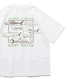 KRIFF MAYER Kid's Collection（クリフメイヤーキッズコレクション）の「【本体綿100％】楽LUCK-Tシャツ(ほぼサメ)（Tシャツ/カットソー）」