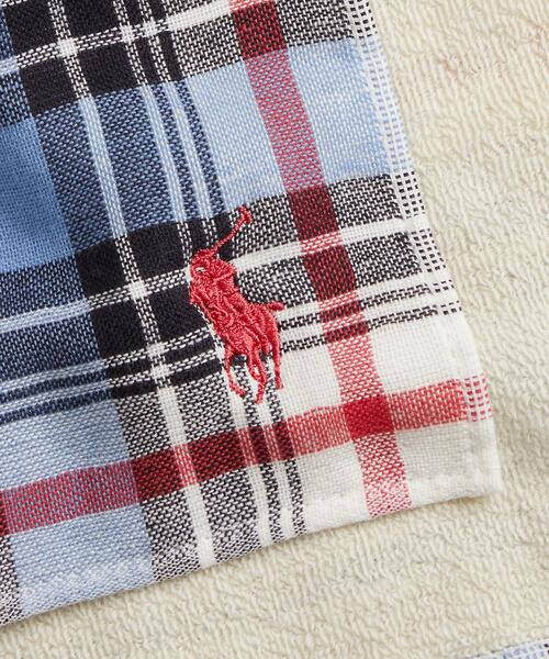 チェック コットン ハンド タオル（ハンカチ/ハンドタオル）｜POLO