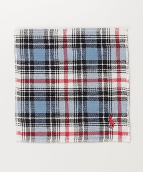 チェック コットン ハンド タオル（ハンカチ/ハンドタオル）｜POLO