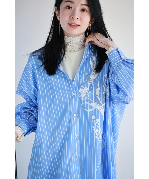 cawaii(カワイイ)の「ベロア×レース 寒さも抜け感も我慢しない インナー(Tシャツ/カットソー・レディース・アイボリー/ブラック・S~M/L~LL)」の12枚目の写真