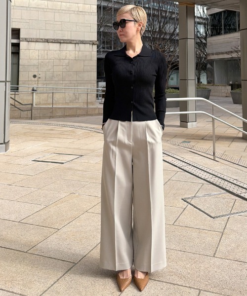 JENNE(ジェンヌ)の「とろみサマートップス(ニット/セーター・レディース・ブラック/ホワイト・SMALL/MEDIUM/LARGE)」の10枚目の写真