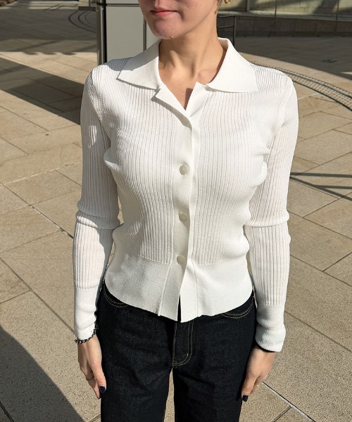 JENNE(ジェンヌ)の「とろみサマートップス(ニット/セーター・レディース・ブラック/ホワイト・SMALL/MEDIUM/LARGE)」の14枚目の写真