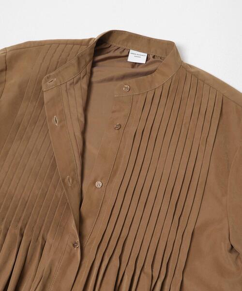 URBAN RESEARCH DOORS(アーバンリサーチドアーズ)の「ピーチタッチピンタックワンピース(ワンピース・レディース・キャメル/ブラック/カーキ・FREE)」の15枚目の写真