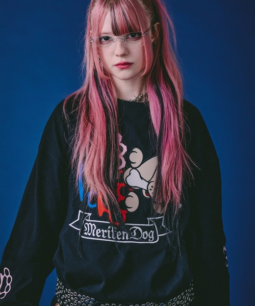 GALFY(ガルフィー)の「GALFY-メリケンHERTSロンTee(Tシャツ/カットソー・メンズ・ブラック/オレンジ/ホワイト・XL/L)」の9枚目の写真