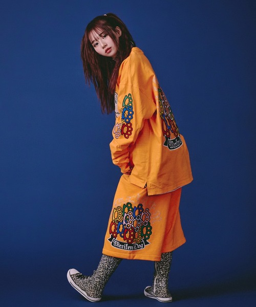 GALFY(ガルフィー)の「GALFY-メリケンHERTSロンTee(Tシャツ/カットソー・メンズ・ブラック/オレンジ/ホワイト・XL/L)」の20枚目の写真