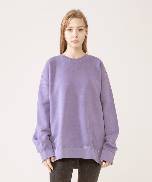 ICONOGRAPHY(アイコノグラフィー)の「ピグメントヘビーコットントリニティLAVEN(スウェット・レディース・ラベンダー・MEDIUM/LARGE)」の2枚目の写真