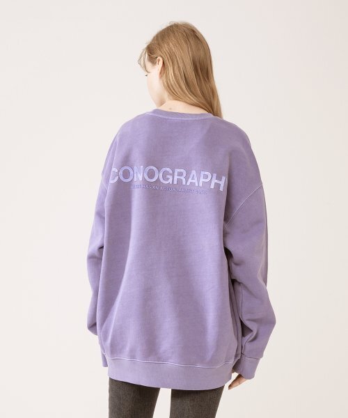 ICONOGRAPHY(アイコノグラフィー)の「ピグメントヘビーコットントリニティLAVEN(スウェット・レディース・ラベンダー・MEDIUM/LARGE)」の3枚目の写真