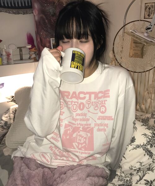 DEFYCLUBROBBERS(ディファイクラブロバース)の「Routine Long Sleeves (Indi Pink)(Tシャツ/カットソー・レディース・その他・MEDIUM/LARGE)」の5枚目の写真
