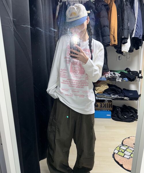 DEFYCLUBROBBERS(ディファイクラブロバース)の「Routine Long Sleeves (Indi Pink)(Tシャツ/カットソー・レディース・その他・MEDIUM/LARGE)」の3枚目の写真