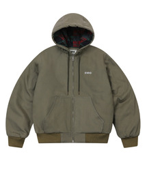 chancechance（チャンスチャンス）の「CEC CATION OXFORD WORK ZIP-UP HOODIE(KHAKI)（その他アウター）」