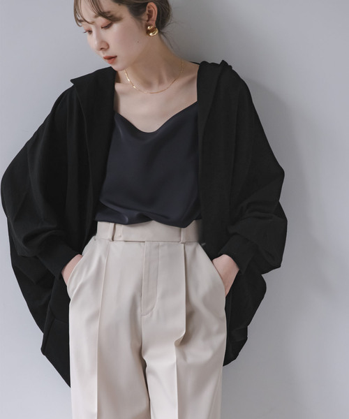 COGTHEBIGSMOKE（コグザビッグスモーク）の「COG THE BIGSMOKE/コグザビッグスモーク NICOLETTE BORERO HOODY（パーカー・レディース・ライトグレー/ブラック・FREE）」の3枚目の写真