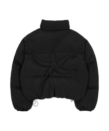 TCM starfish logo puffer jacket (black)