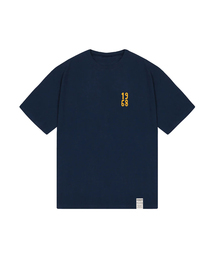 GRAVER ORDINARY（グレイバーオーディナリー）の「[ODNR-UNISEX]1968スクエアロゴ半袖Tシャツ_ネイビー（Tシャツ/カットソー）」