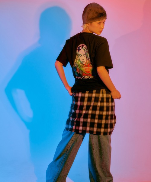 X-girl（エックスガール）の「X-girl × Mark Bode S/S TEE（Tシャツ/カットソー・レディース・ホワイト/ブラック・S/L/M）」の6枚目の写真